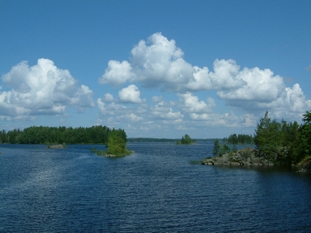 Savonlinnan kaunista järvimaisemaa